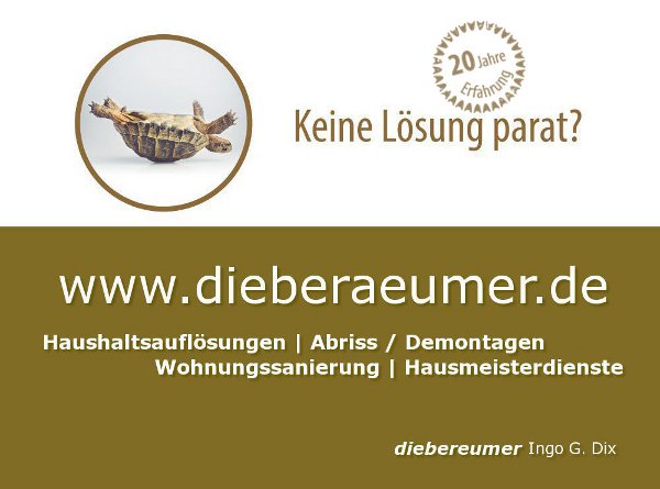 Haushaltsauflösungen in Weimar,Demontage,Abriss,Entrümpelung,Grundsanierung,Tatortreinigung,Grünflächenpflege,Baumpflege,